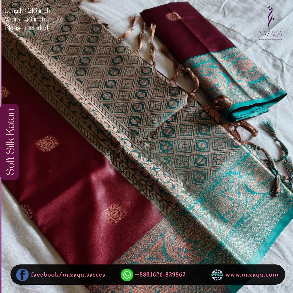 Soft Silk Katan Saree Image