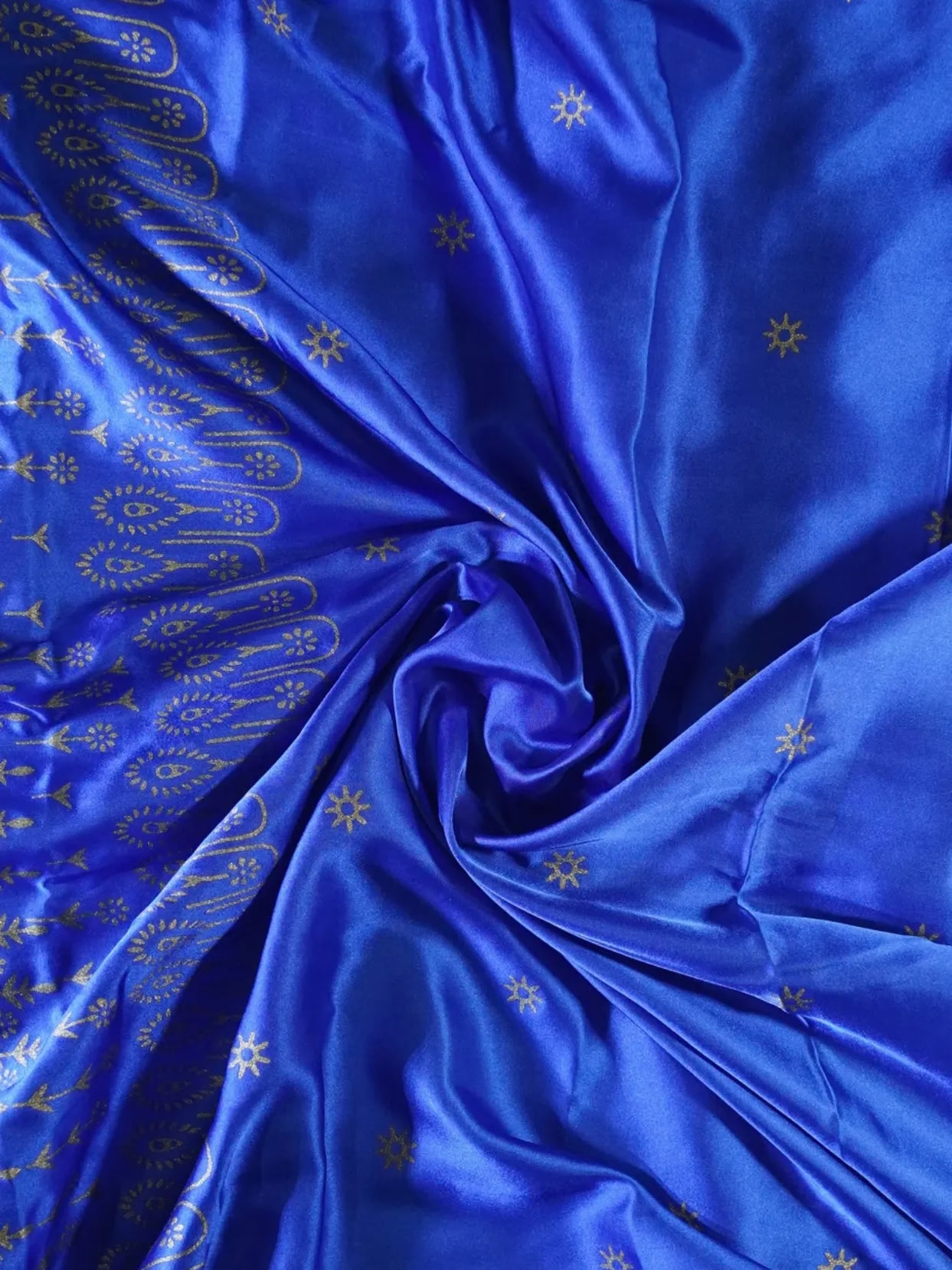 Japani Silk Blue Saree
